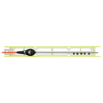Mikado SMSZ-001-2.0 Set 001 H12 Плавать Черный  Black 2 g 