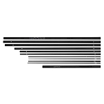 Matrix fishing GPO254 MTX4 V2 Полюс комплект Серебристый Black 16.00 m