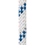 Poly ropes POL2206812118 Poly-Braid 32 110 m Веревка Белая Blue 18 mm 