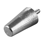 Цинковый анод Tecnoseal 02525 Ø33x78x22мм конический для двигателей Hamilton Jet HJ274, HJ322, HJ362