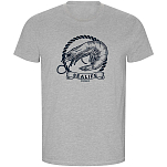 Kruskis CA66900158C062 Футболка с коротким рукавом Shrimp ECO Серый Heather Grey S