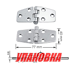 Петля 77х40х2 мм, трапециевидная, нержавеющая (упковка из 30 шт.) Marine Rocket 4620136032704_pkg_30