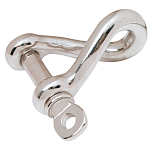 Seachoice 50-44691 Twisted Якорная скоба Серебристый Grey 12.7 mm 