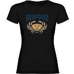 Kruskis 11502309xxlc066 Футболка с коротким рукавом Seafood Crab Black 30x25x2 2XL