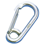 Talamex 74228102 Карабин Крючок Овальный 10 Единицы Голубой Grey 10 mm 