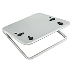 Plastimo 67924 T60 Алюминиевый люк Бесцветный Grey 56.7 x 56.7 cm