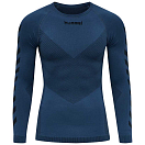 Купить Hummel 202638-7642-XL/2XL Базовый слой с длинным рукавом First Голубой Dark Denim XL-2XL 7ft.ru в интернет магазине Семь Футов