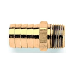 Oem marine 38-32020 Штуцер для шланга с наружной резьбой Золотистый Brass 15.87 x 12.7 mm