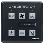 Газовый детектор с датчиком Vetus GD1000 85 x 85 x 40 мм 12/24 В 3 x 1 А кабель 5 м