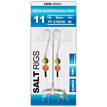 SPRO 004740-00011-00000-00 Salt Связанные Крючки Серебристый Metal Boom Polyball Kiwi