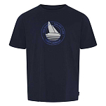 Sea ranch 24-7-052-4000-L Футболка с коротким рукавом Jacko Голубой SR Navy L