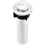 Jr products 342-95215 Выпускная пробка с клапаном Серебристый White 31.75 x 127 mm