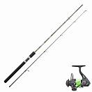 Купить Garbolino gotcm8089 Комбо вращения Safari Trout+Safari Trout Spin 101FD Grey 140x15x15 2.1 m 7ft.ru в интернет магазине Семь Футов
