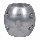 Купить Super marine ANO855 Гайка вала Zinc Анод  Grey 55 mm 7ft.ru в интернет магазине Семь Футов