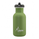 Купить Laken BSF50VO Нержавеющая сталь Basic Flow бутылка 500ml Зеленый Khaki 7ft.ru в интернет магазине Семь Футов