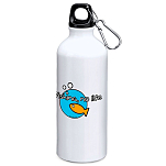 Kruskis MD4049S101K047 No Fishing No Life 800ml Алюминиевая бутылка Серебристый White