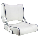 Кресло с перекидной спинкой, обивка белый винил Marine Rocket 16102W-MR