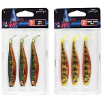 Fox rage NPS063 Pro Shad Мягкая приманка 140 mm 2 единицы измерения UV Bright Perch