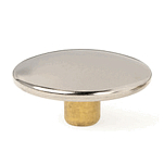 Шляпка кнопки DOT Bainbridge G140 5мм из никелированной латуни