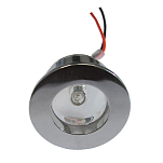 A.a.a. 4000186 Круглый белый LED Свет Серебристый Silver 32 mm 