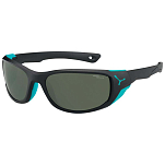 Cebe CBJOM3 Зеркальные поляризованные солнцезащитные очки Jorasses M Matt Black / Turquoise 1500 Grey Polarized AF Flash Mirror/CAT3