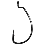 Gamakatsu 146844-00200-00000-00 Worm Offset EWG SL Техасский Крюк Черный Black 2/0 