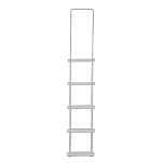 Talamex 79602105 Веревочная лестница 5 Шаги Черный White