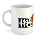 Купить Kruskis 42611C356 Кружка Best Breakfast 325ml  White 7ft.ru в интернет магазине Семь Футов