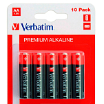 Verbatim 49875 1x10 Migono AA LR 06 49875 Аккумуляторы Черный