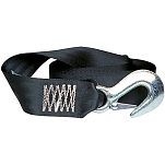 Tiedown engineering 241-50465 Ремень лебедки 51 Mm Черный Black 4.57 m 
