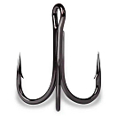 Купить Mustad 36329NP-BN-2/0-B05 Needlepoint 3X Колючий Тройной Крючок Черный Black Nickel 2/0  7ft.ru в интернет магазине Семь Футов