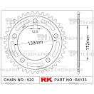 Купить Звезда для мотоцикла ведомая B4133-39 RK Chains 7ft.ru в интернет магазине Семь Футов