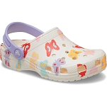 Crocs 211263-0wv-c5 Деревянные башмаки Classic Butterfly Graphic Toddler Chalk 35x25x15 EU 20