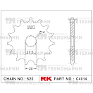 Купить Звезда для мотоцикла ведущая C4014-13 RK Chains 7ft.ru в интернет магазине Семь Футов