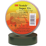 Лента 3M SCOTCH Super 33+ 60м 19x0,18мм электроизоляционная из чёрного ПВХ