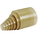 Trident marine 606-2603001 Соединитель трубки Золотистый 3´´ 
