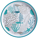Купить Набор плоских тарелок Marine Business Coastal 28001 Ø250мм 6шт из белого/голубого меламина 7ft.ru в интернет магазине Семь Футов