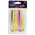 Fox rage NMC036 Slick Shad Мягкая приманка 110 mm 4 единицы измерения Multicolor UV