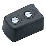 Harken 263 Small Boat Heavy Duty Low Profile End Stops 2 Units Черный Black / Silver
