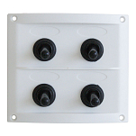 A.a.a. 3901074 15A 12V 4 Переключатели Электрический Панель Бесцветный White 108 x 95 mm 