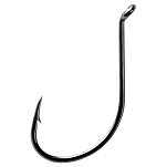 Mustad 10546NP-BN-6-U10 Dropshot 10546NP Крючки С Одним Глазком Серебристый Black Nickel 6