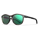 Купить Wiley x ac4brv07 поляризованные солнцезащитные очки Bravo Green / Glass Tortoise Gloss Black 20x10x10 7ft.ru в интернет магазине Семь Футов