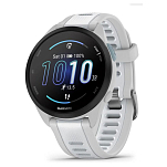 Garmin 010-02863-31 Часы Forerunner 165 Music Серебристый Mist Gray / Whitestone