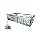 Купить Eurohunt 560639 Задний багажник с вилочным соединением Silver 89x58.5x20 cm Hunt 7ft.ru в интернет магазине Семь Футов