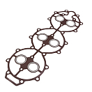 Прокладка под крышку головки Suzuki DT150/175/200 1116292E11000