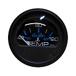 Индикатор температуры охлаждающей жидкости Faria Chesapeake Black Style 2" 14728 12В 40-120°C Ø52мм чёрный/синий