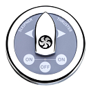 SIDE-POWER 8965 Панель управления с кораблем / хром