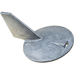 Recmar REC6J9-45371-01AL Алюминиевый анод Серебристый Grey 100 x 160 mm 