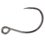 Savage gear SVS72601 SG Ils Inline Крючки С Одним Глазком Серебристый Silver 2/0