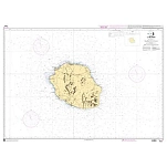 Shom f7035l Морские карты острова Реюньон 122x15x15 84 x 120 cm